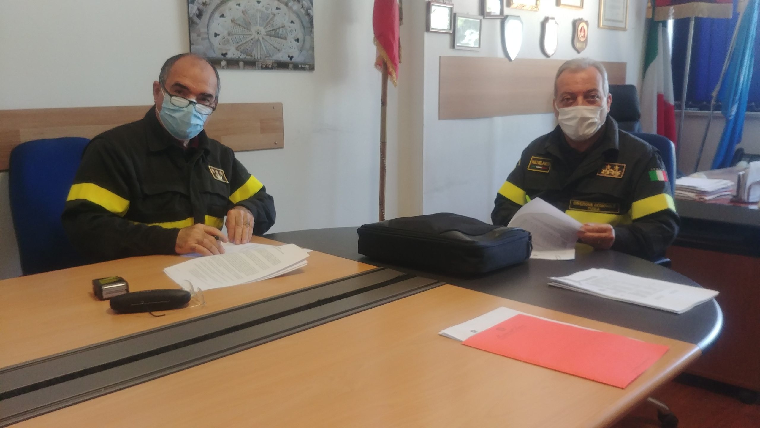 Il Comandante dei Vigili del Fuoco di Foggia, Ing. Serafino Vassalli, va in  pensione per raggiunti limiti di età 